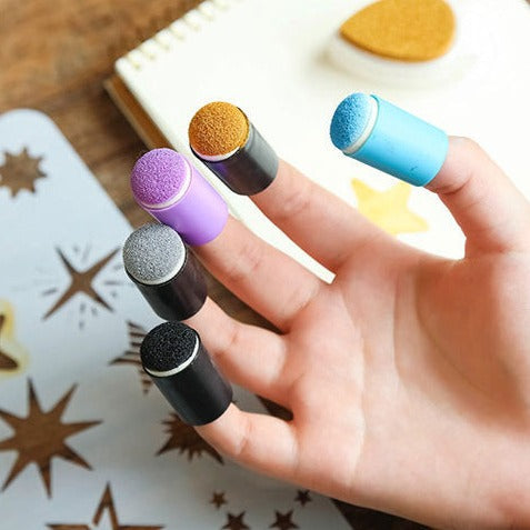 Finger Paint™ - Snadné a bezpečné malování houbičkami na prsty - Prstové barvy