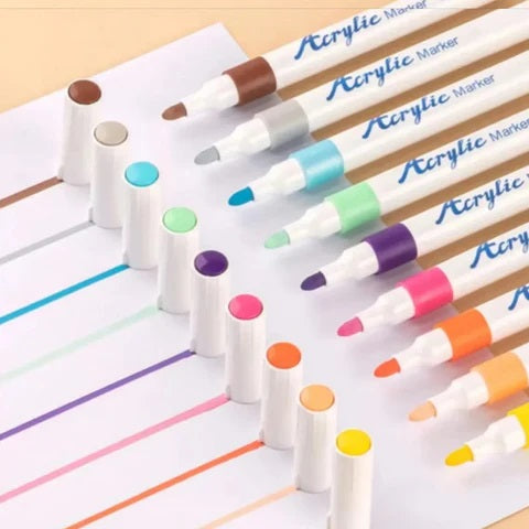 Acrylic Markers™ - Barevné dobrodružství - Akrylová malba