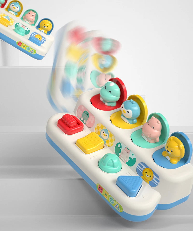 Baby Button Toy™ - Stiskněte a otočte tlačítka - Dětská hračka