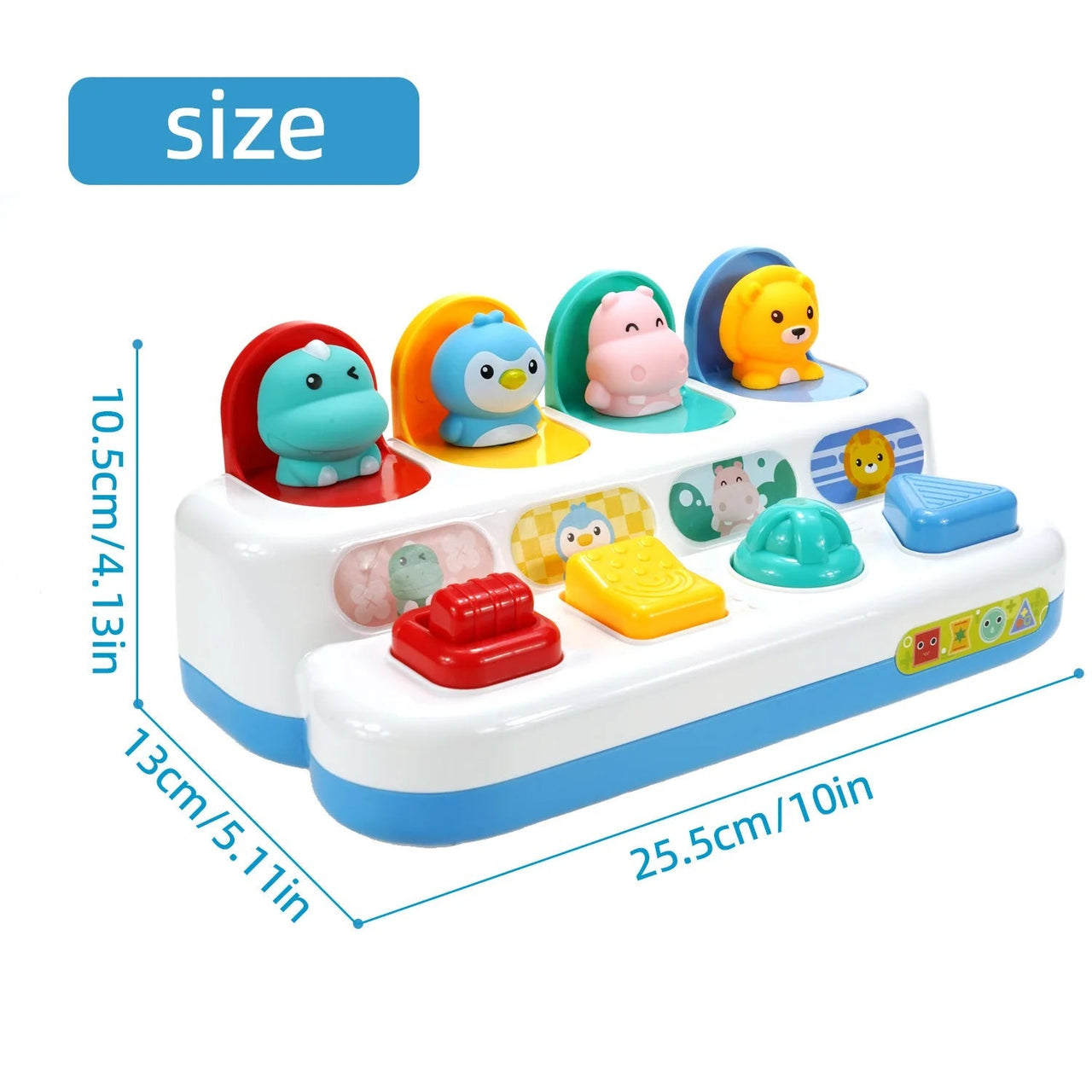 Baby Button Toy™ - Stiskněte a otočte tlačítka - Dětská hračka