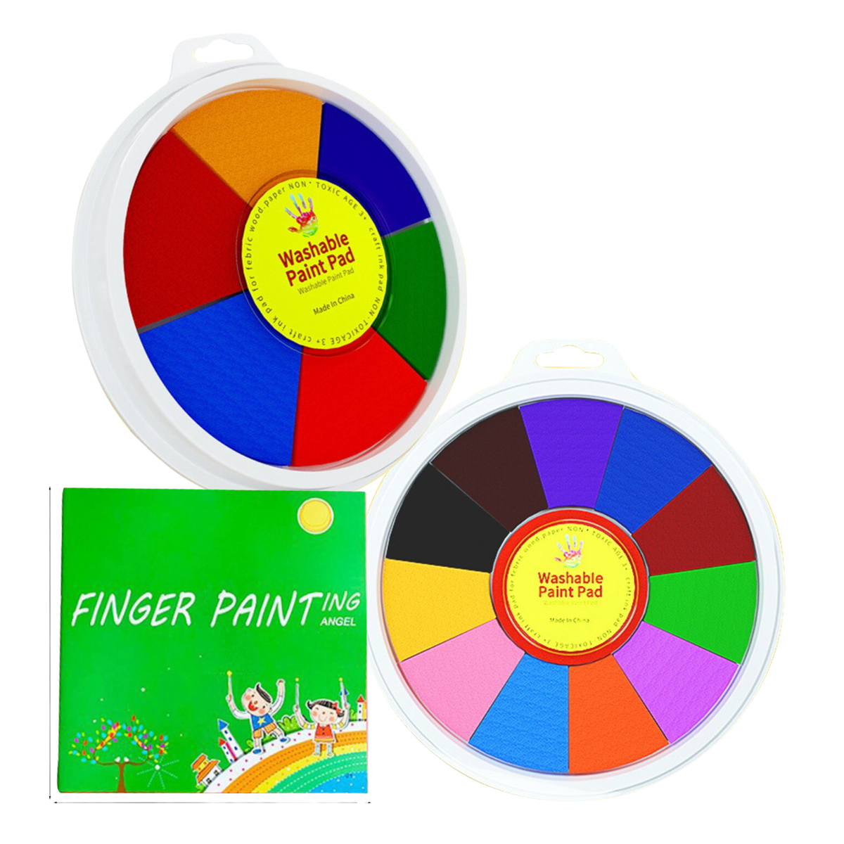 Paint Wheel™ - Malování prstovými barvami - Malířská sada pro děti