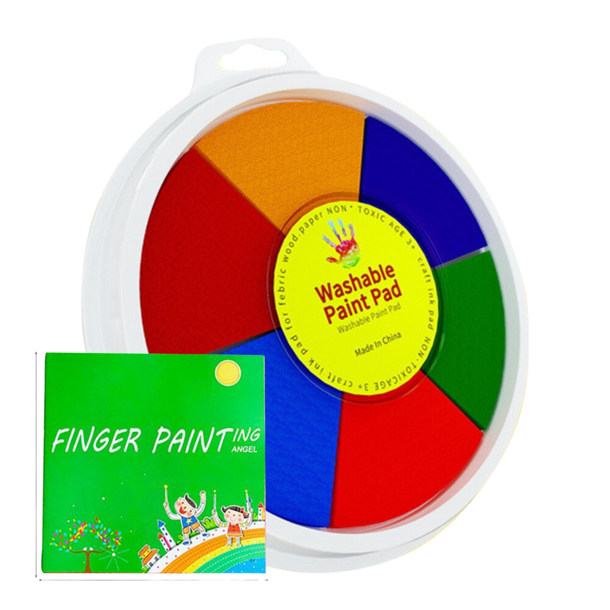 Paint Wheel™ - Malování prstovými barvami - Malířská sada pro děti