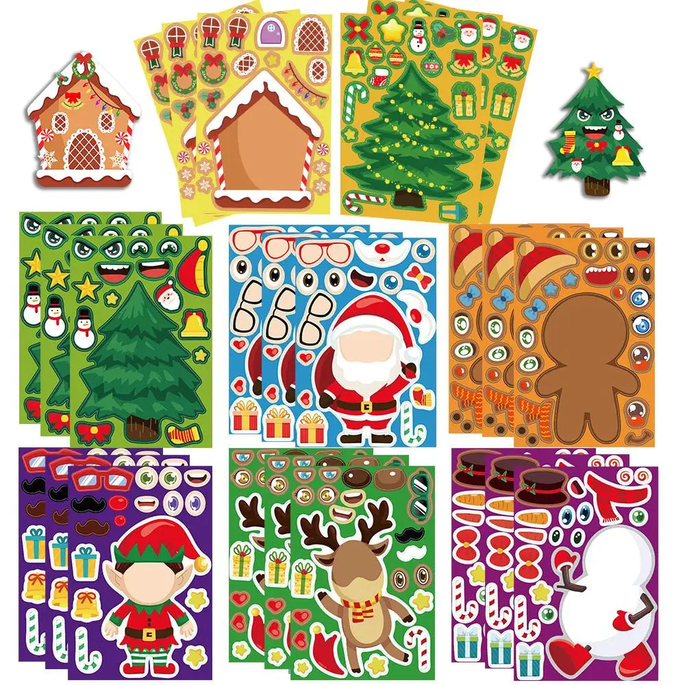 Christmas Stickerset™ - Vánoce v samolepkách - Vánoční Samolepky