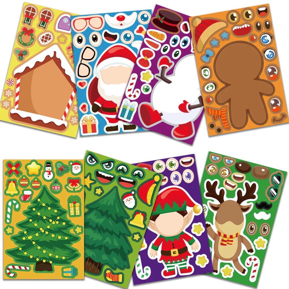 Christmas Stickerset™ - Vánoce v samolepkách - Vánoční Samolepky