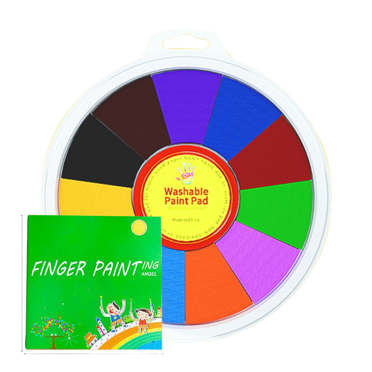 Paint Wheel™ - Malování prstovými barvami - Malířská sada pro děti