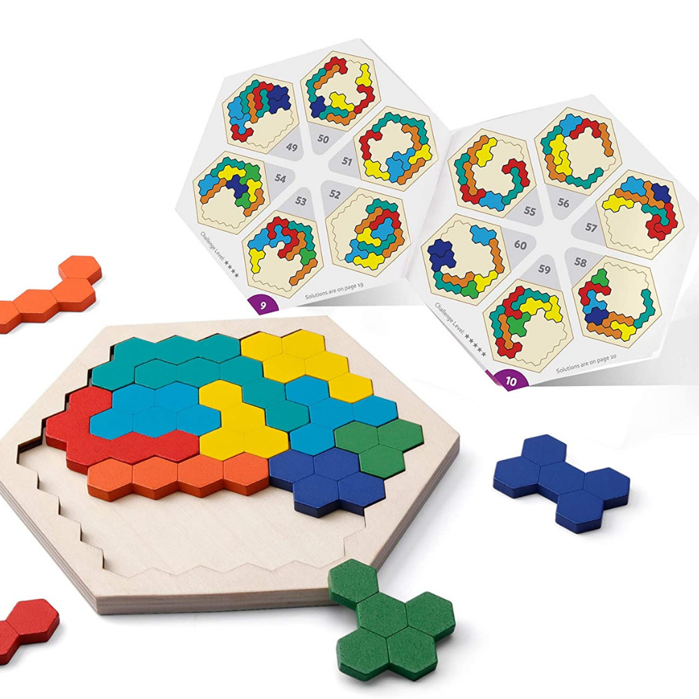 Hexagon Puzzle™ - Nekonečné řešení - Geometrické puzzle