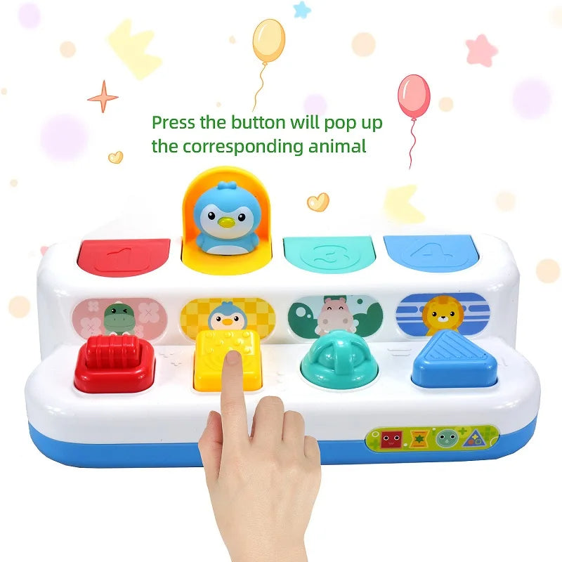 Baby Button Toy™ - Stiskněte a otočte tlačítka - Dětská hračka