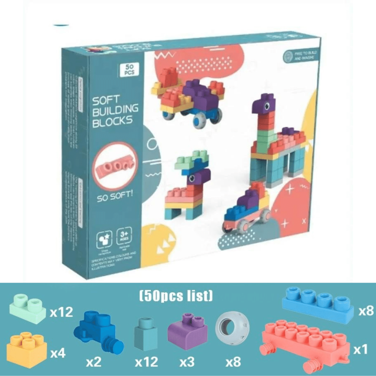 Soft Building Blocks™ | Stavební zábava - Měkké stavebnice