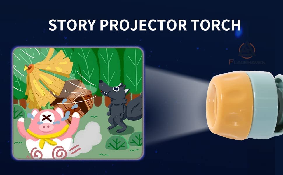 Story Torch™ - Kouzlo na dobrou noc - Projektor se svítilnou