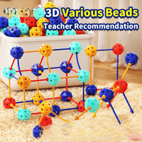 Thumbnail for Connect Beads™ - Flexibilní PVC korálky - 3D geometrické stavebnice