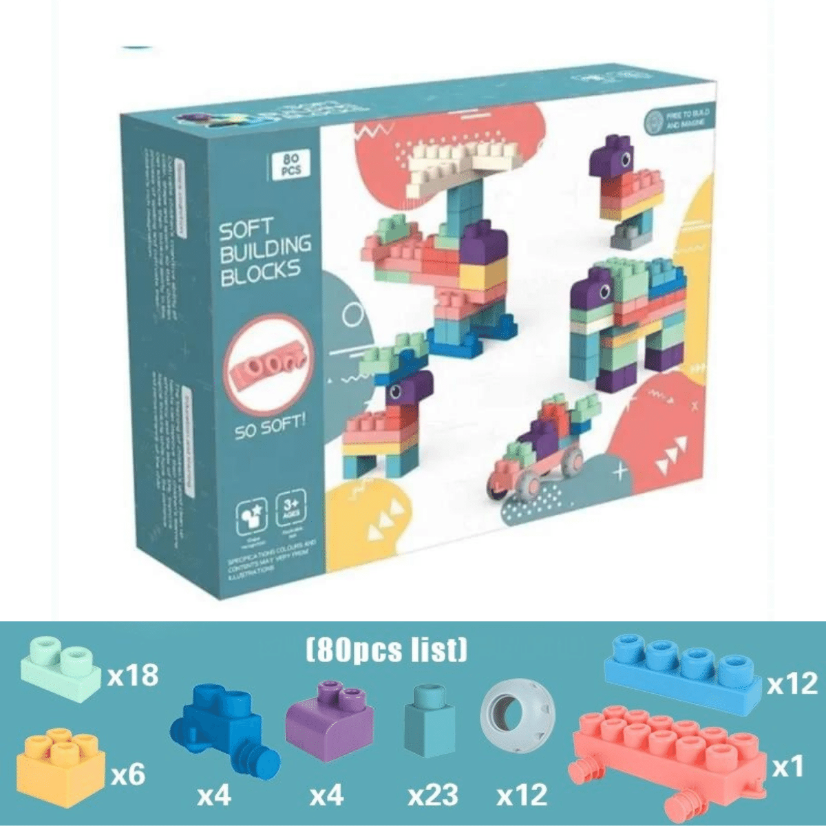 Soft Building Blocks™ | Stavební zábava - Měkké stavebnice