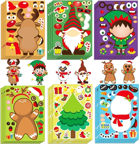 Christmas Stickerset™ - Vánoce v samolepkách - Vánoční Samolepky