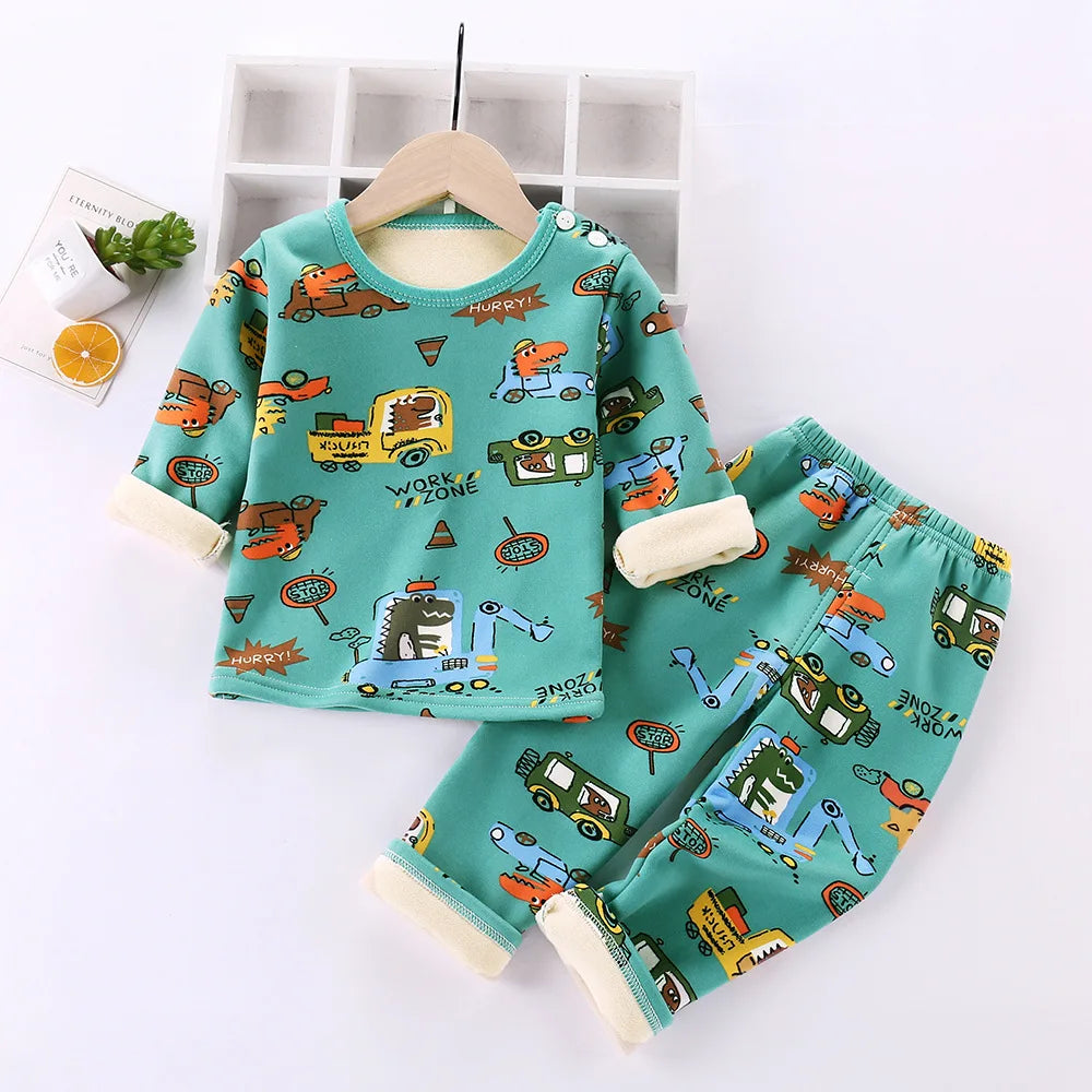 Mini Fashion™ - Kinder Cartoon Fleece Pyžamo