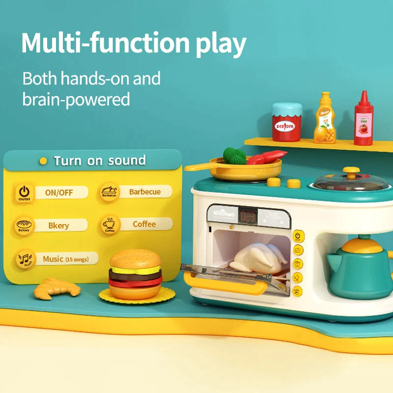 Kitchen Toy™ - Naučte se hravě vařit - Hrací kuchyňský set