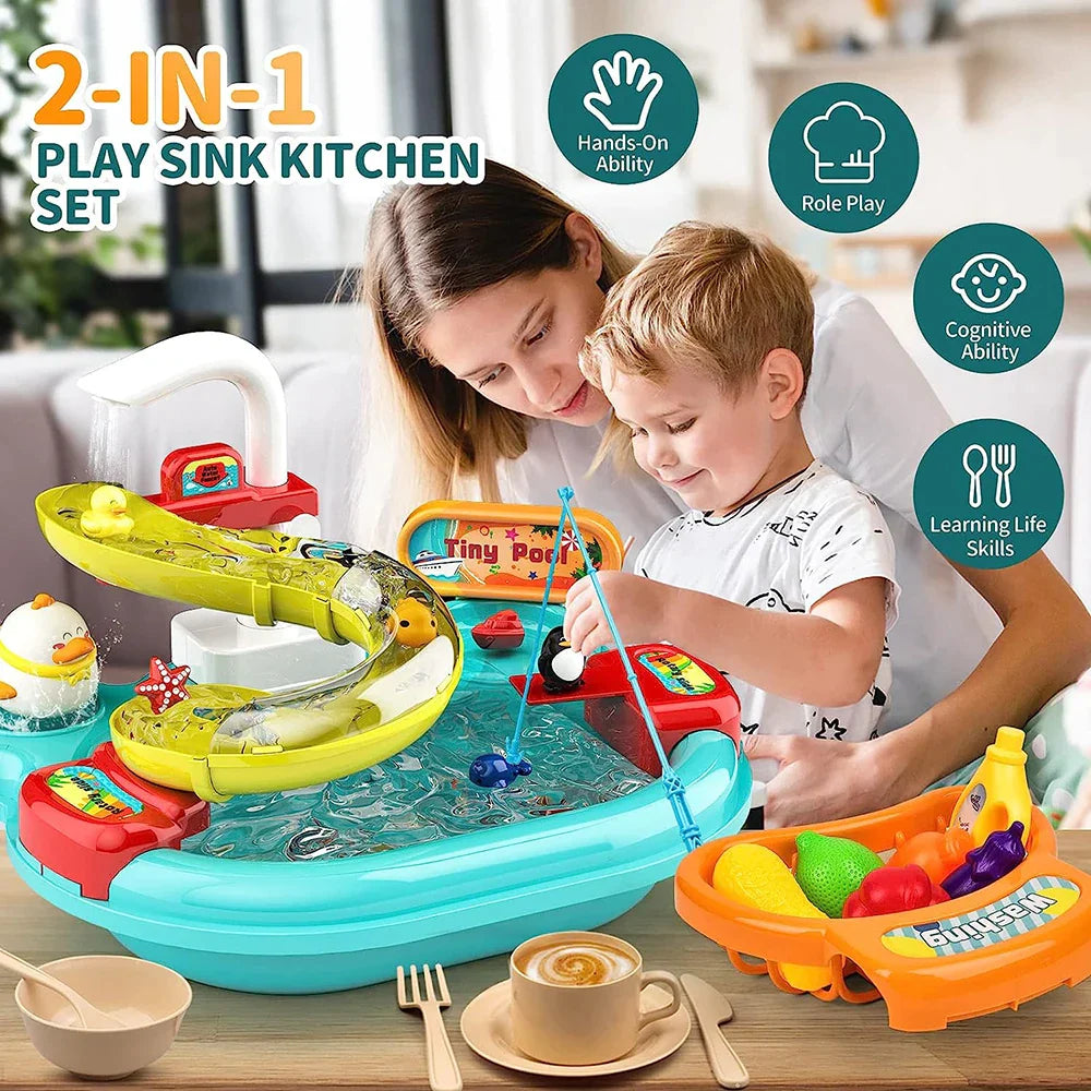 Kitchen toy™ - Vodní hry pro všechny - Hra kuchyňský dřez