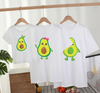 Mini Fashion™ - Sladění s rodinou - Avocado T-shirt White