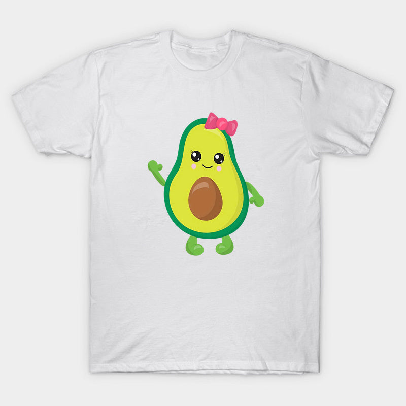 Mini Fashion™ - Sladění s rodinou - Avocado T-shirt White