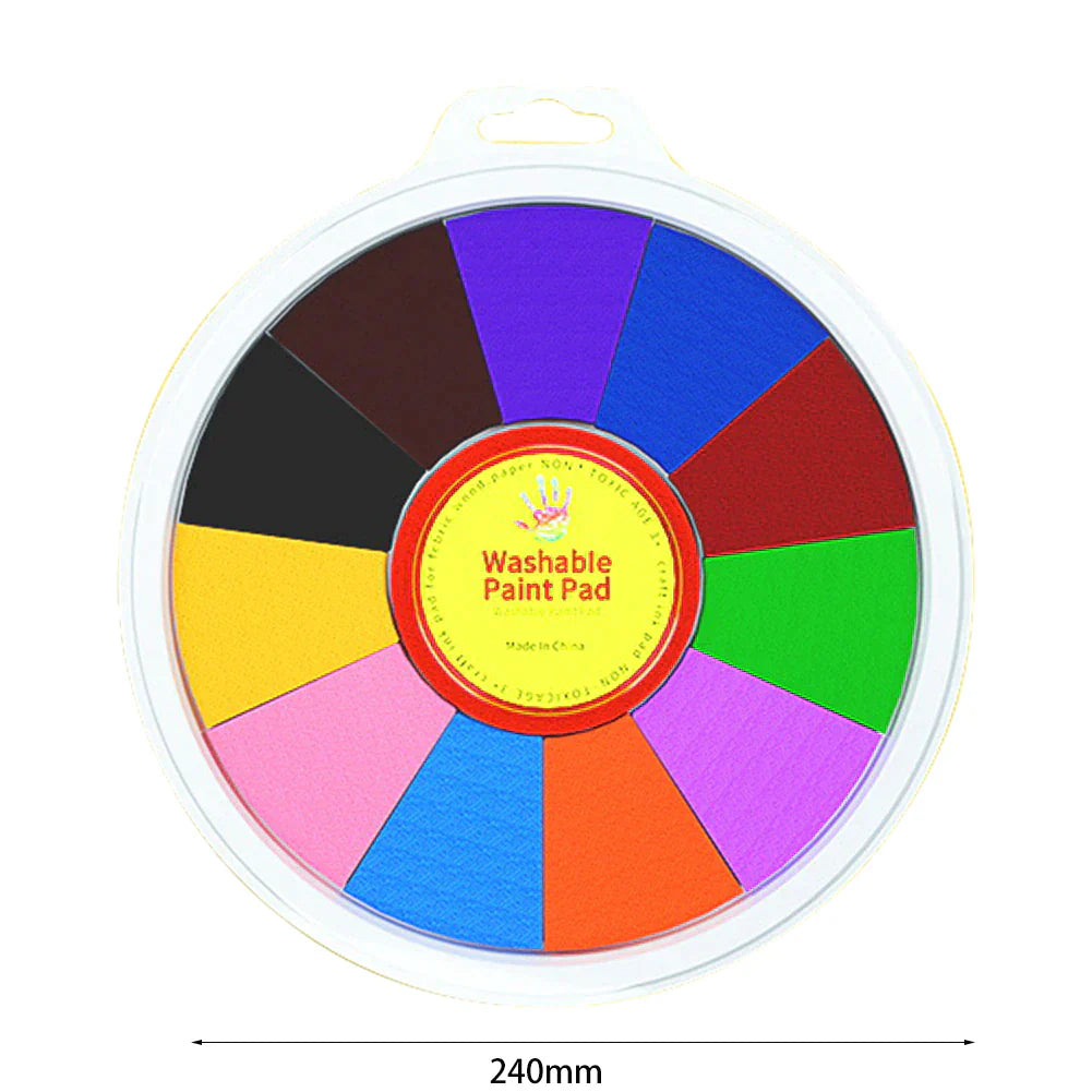 Paint Wheel™ - Malování prstovými barvami - Malířská sada pro děti