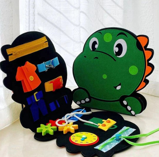 Toddler Busy Board™ - Smyslová dobrodružství - Průvodce Dino