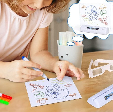 Magic Drawing Board™ - Svítící umění - svítící 3D kreslicí tabule