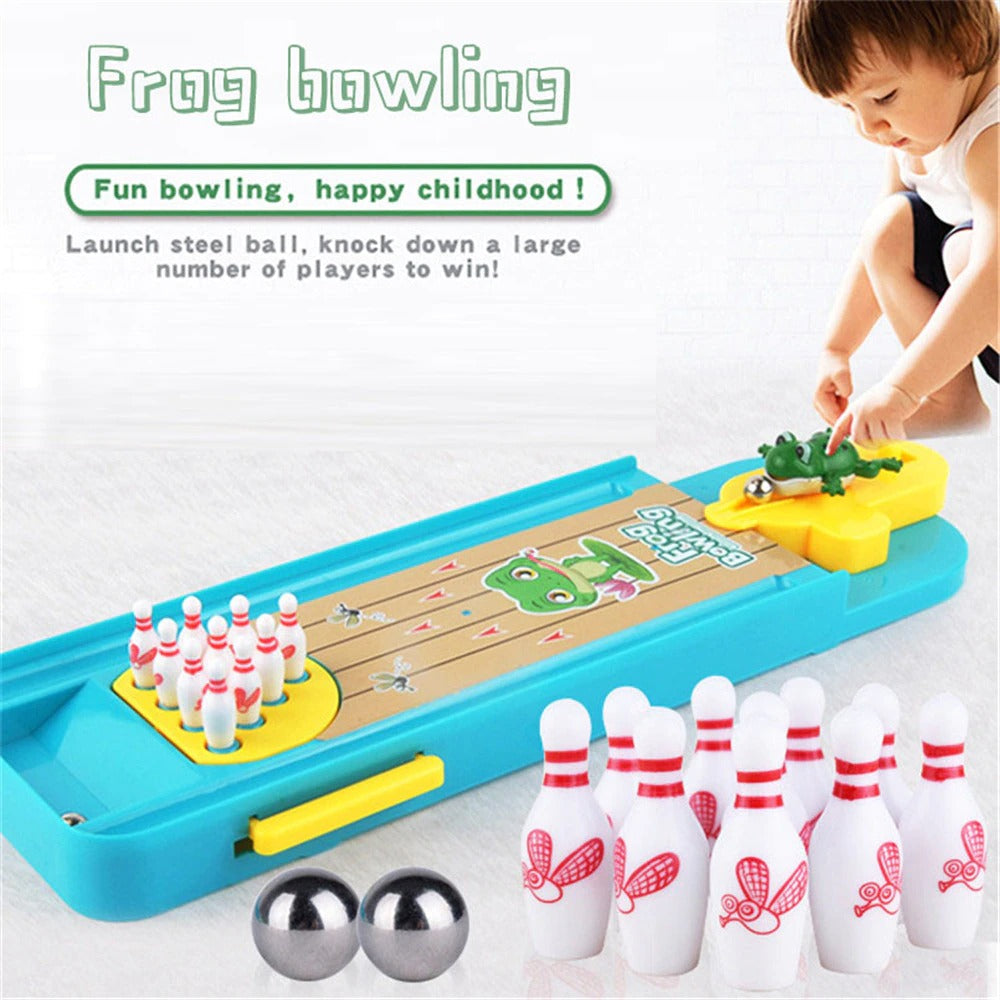 Frog Bowling™ - Rozvoj motorických dovedností - Malá hra s kuželkami