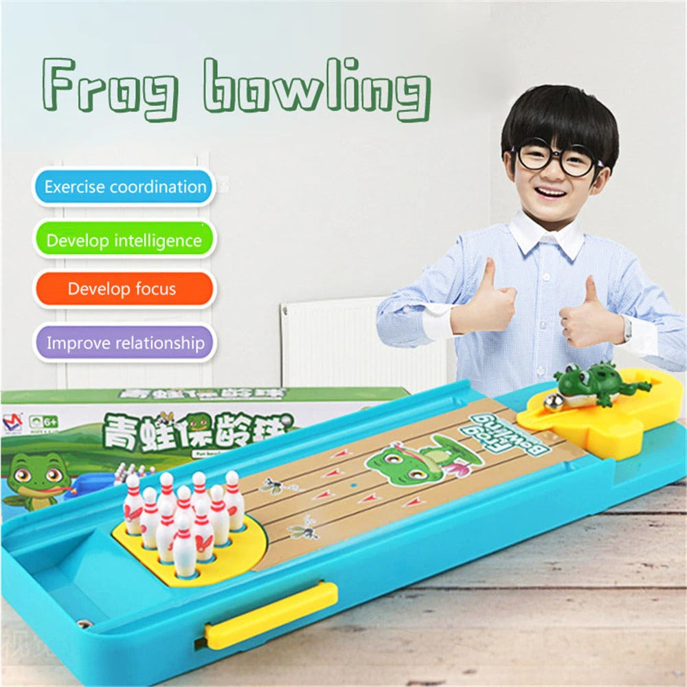 Frog Bowling™ - Rozvoj motorických dovedností - Malá hra s kuželkami