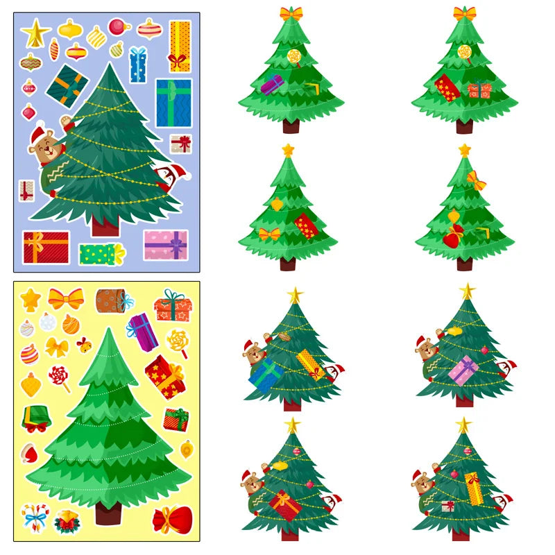 Xmas Tree Stickers™ - Vytvořte si vlastní vánoční zázrak - DIY samolepky