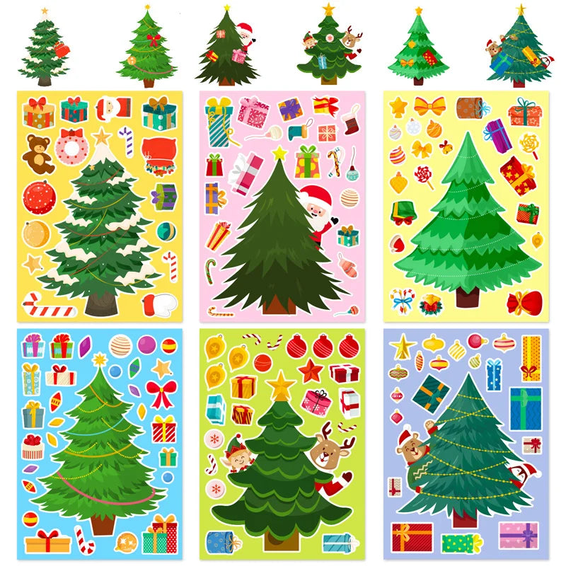 Xmas Tree Stickers™ - Vytvořte si vlastní vánoční zázrak - DIY samolepky