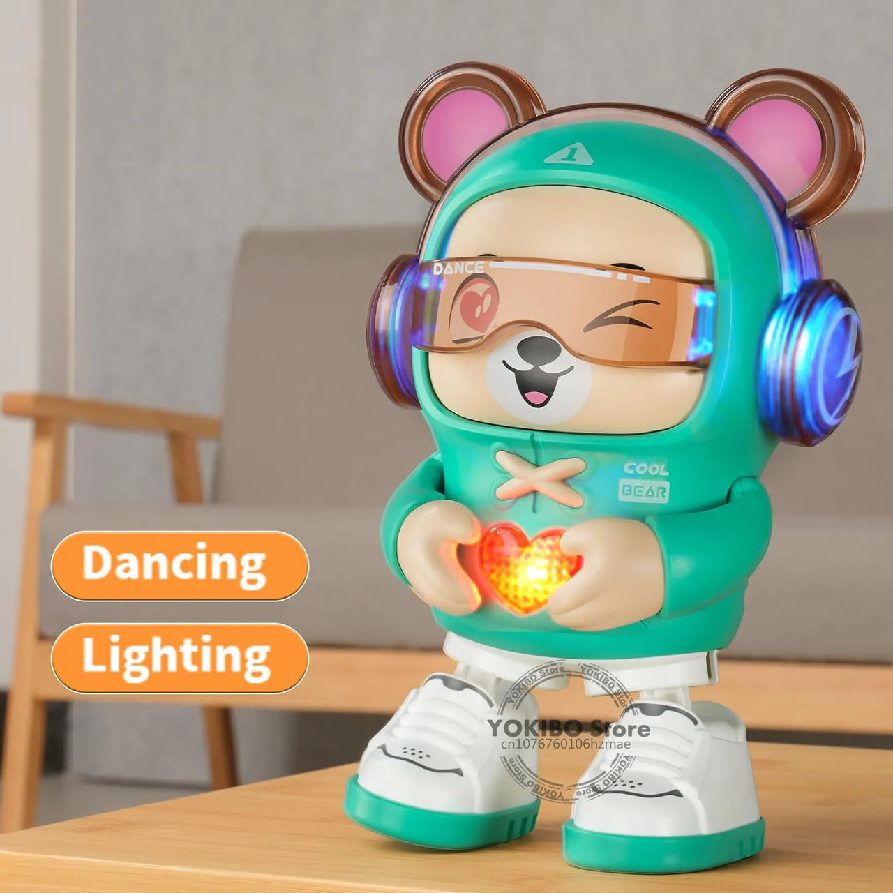 Dancing Bear Robot™ - Rozvoj motorických dovedností - Tančící hračka panenka