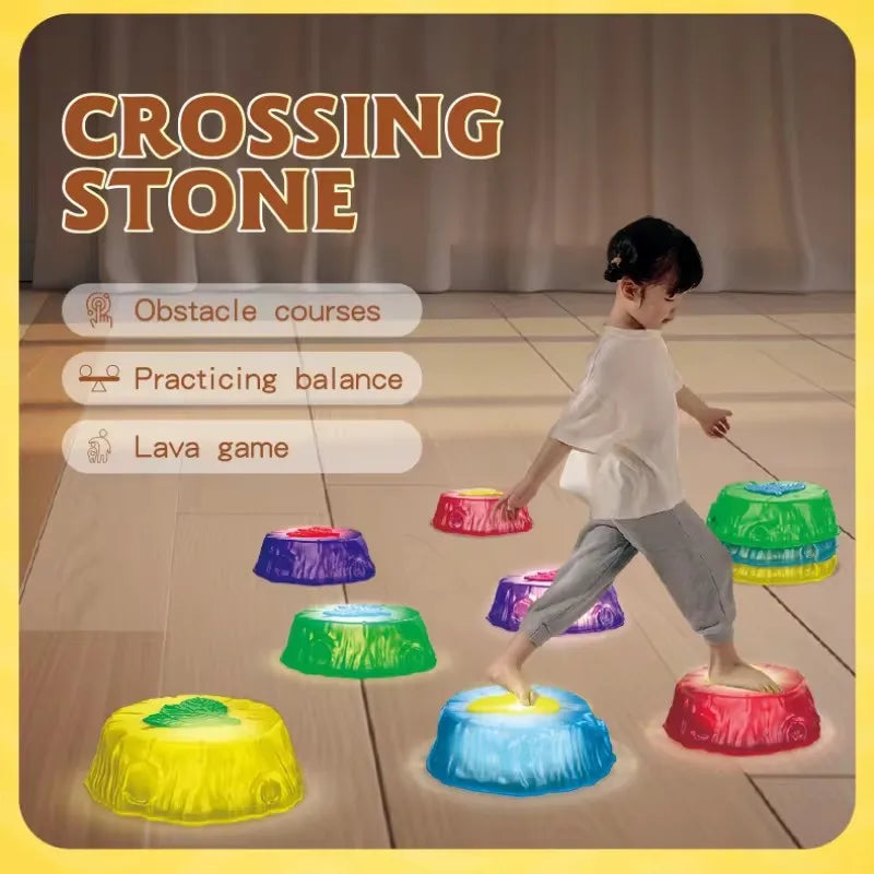 Crossing Stones™ - Jumping & Balancing - Světelné balanční kameny