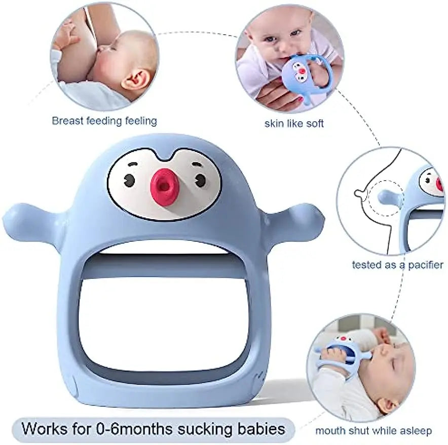 Penguin Teether™ - Zklidňující pro dásně - Silikonový kousací kroužek