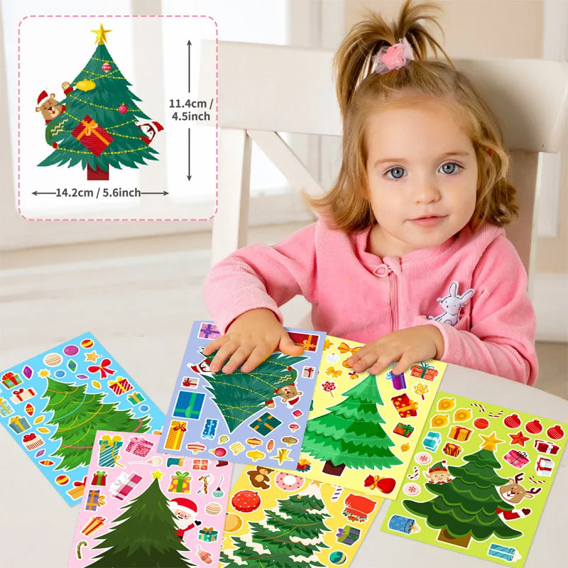 Xmas Tree Stickers™ - Vytvořte si vlastní vánoční zázrak - DIY samolepky