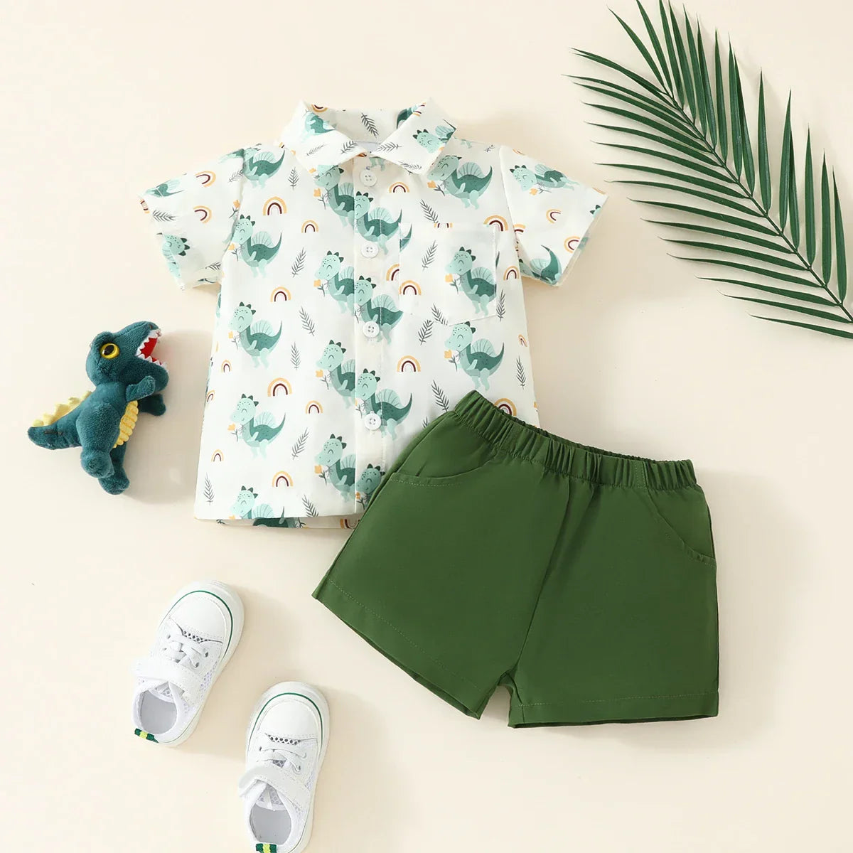 Mini Fashion™ - Dino Print - Letní sada šatů