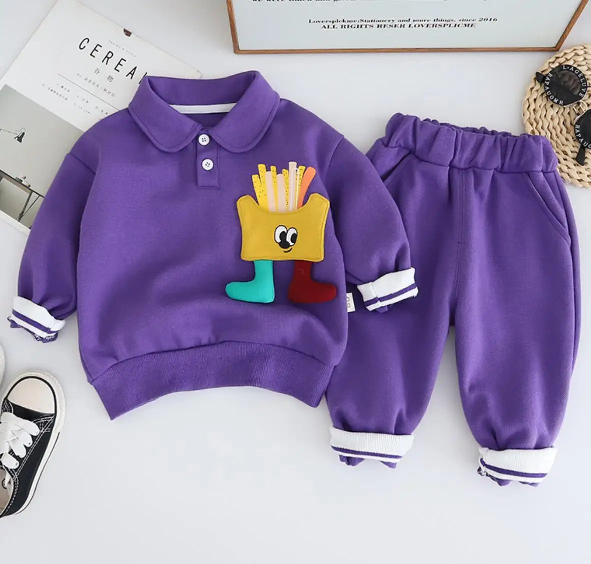 Mini Fashion™ - Cute Fries - Dvoudílné oblečení