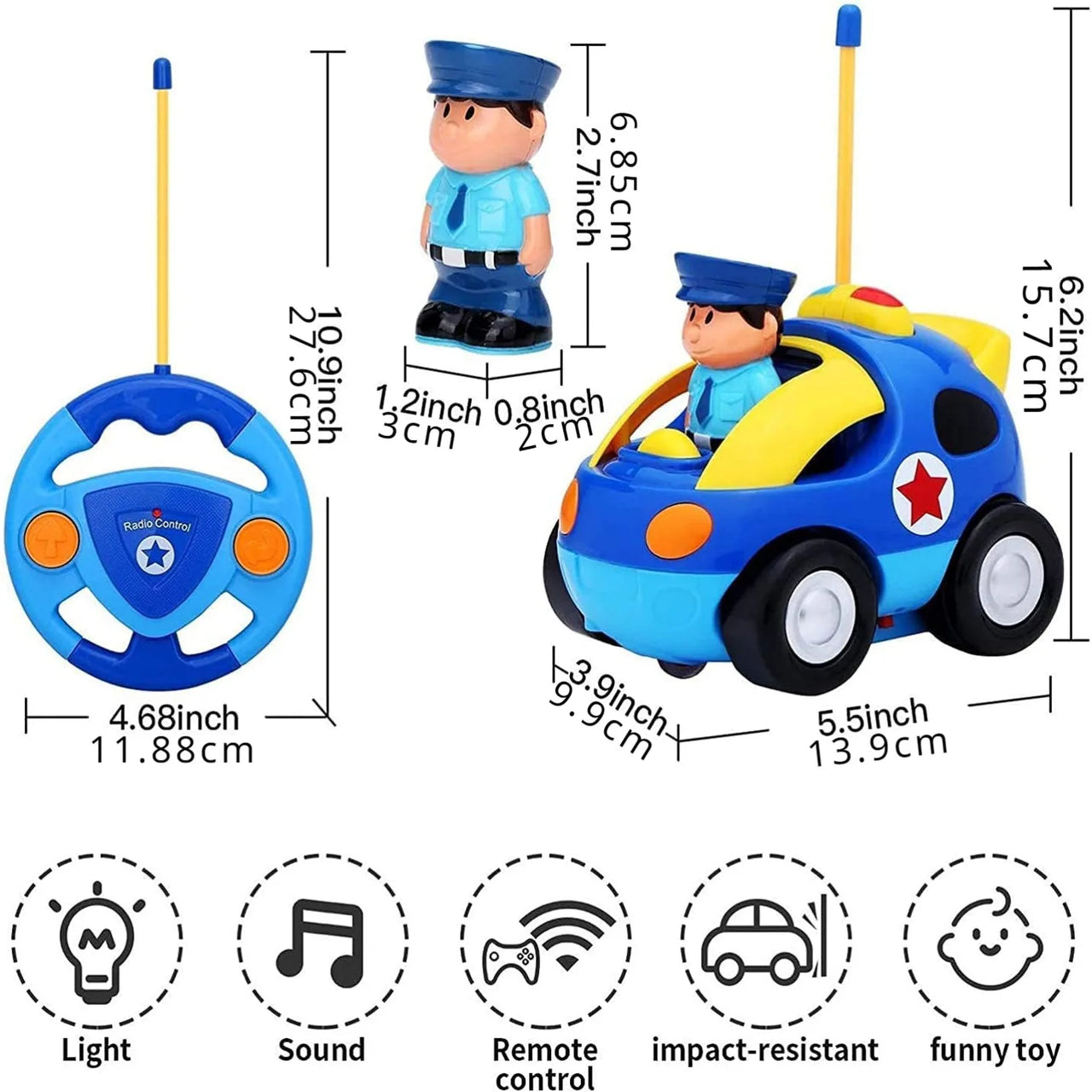 Police Toy Car™ - Veselá závodní zábava - Policejní autíčko