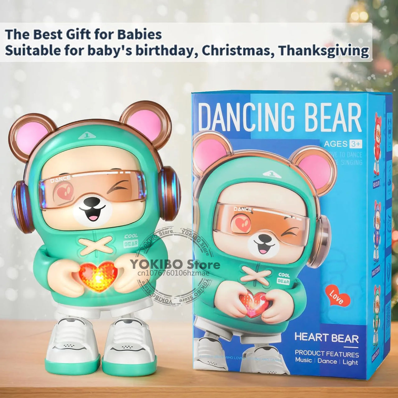 Dancing Bear Robot™ - Rozvoj motorických dovedností - Tančící hračka panenka