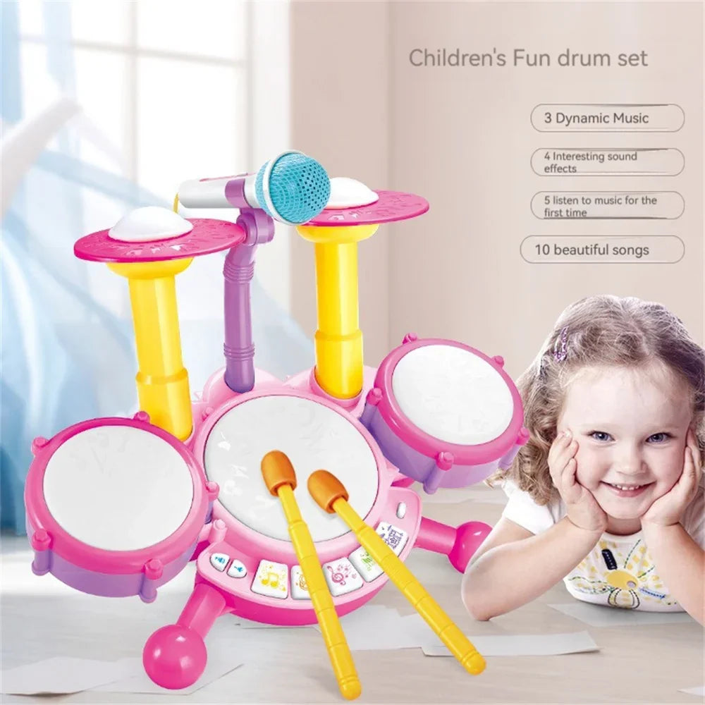 Kids Drumset™ - Malé děti začínají - Bicí souprava na hraní