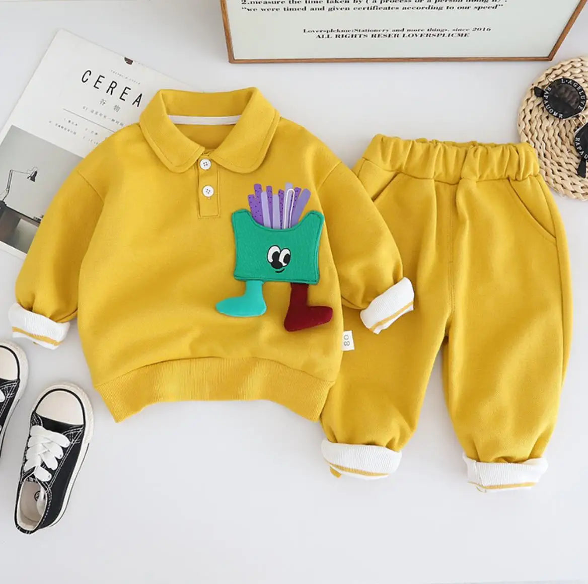 Mini Fashion™ - Cute Fries - Dvoudílné oblečení