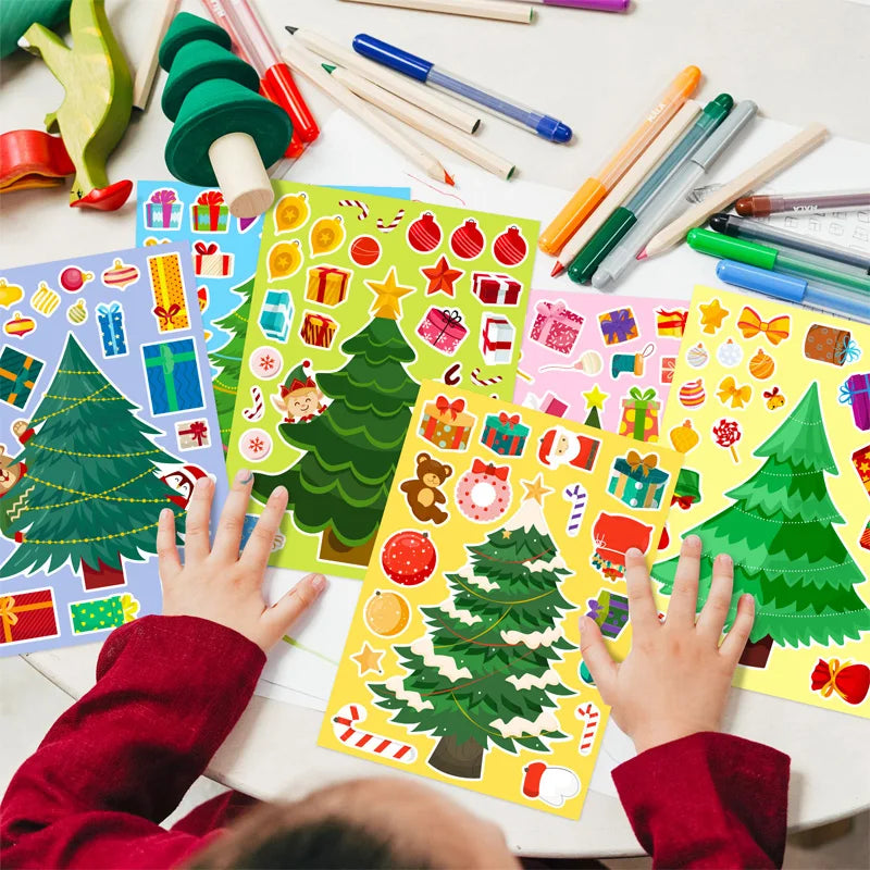 Xmas Tree Stickers™ - Vytvořte si vlastní vánoční zázrak - DIY samolepky