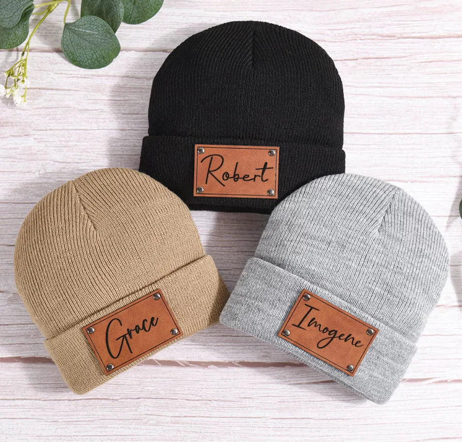 Mini Fashion™ - Vlastní písmo - Personalizovaná čepice Beanie Hat