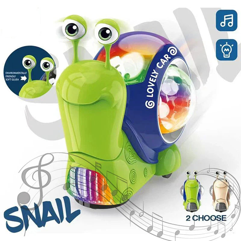 Music Snail™ - Svítící hračka - Hračka šnek a krab