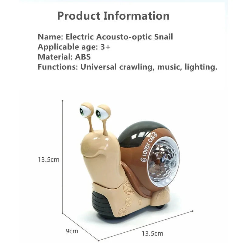 Music Snail™ - Svítící hračka - Hračka šnek a krab