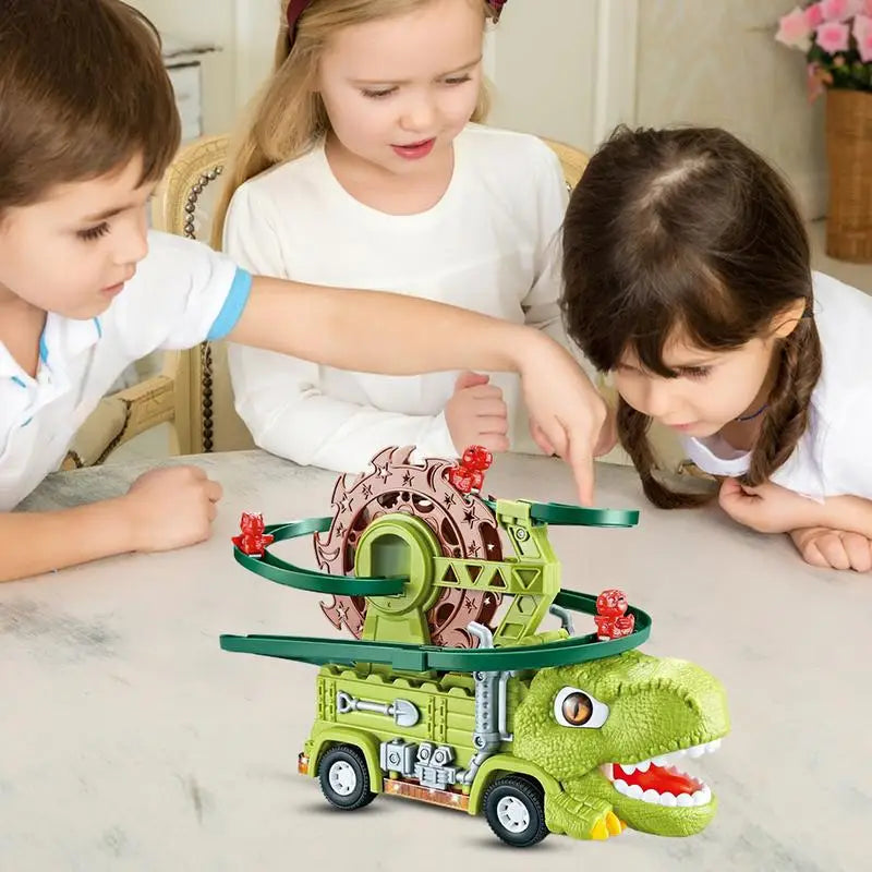 Dino Slide Truck™ - šplhej a závodi s dinosaury! - Dinosauří náklaďák