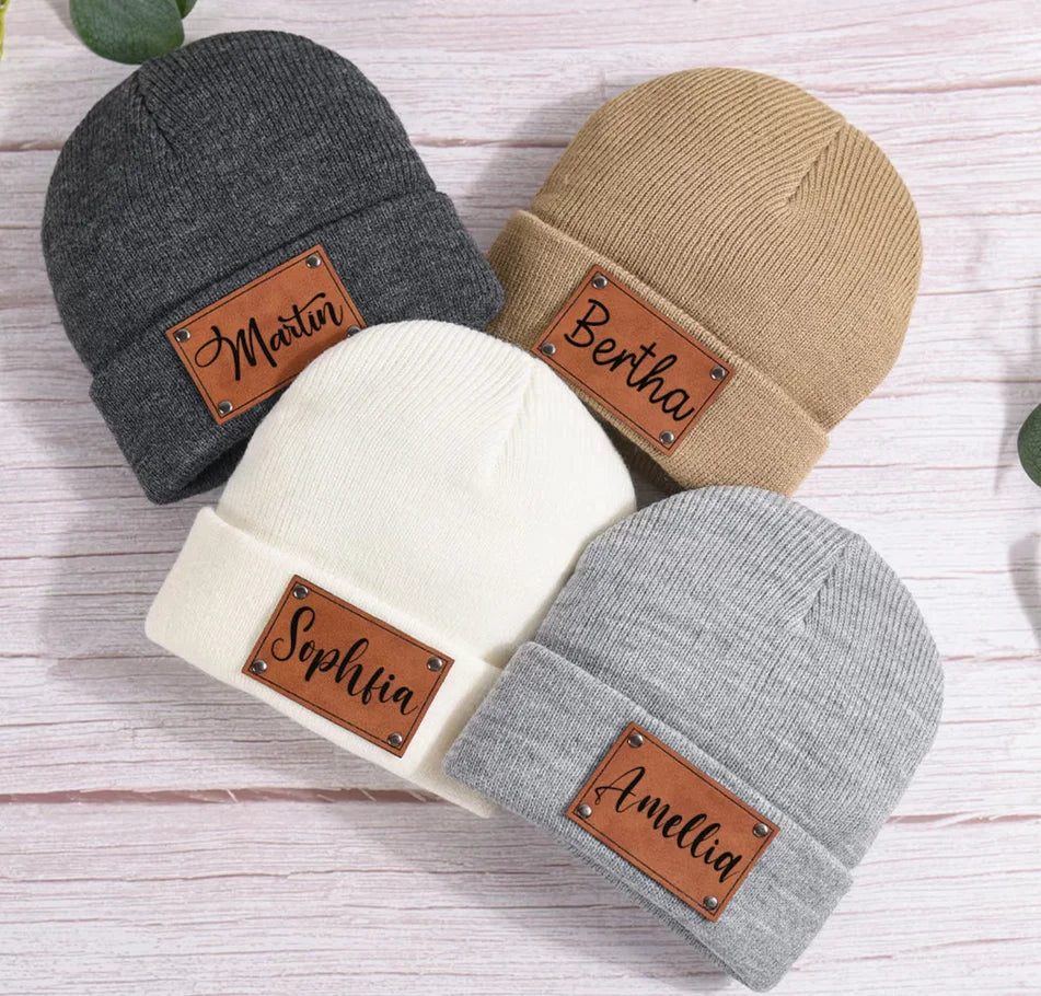 Mini Fashion™ - Vlastní písmo - Personalizovaná čepice Beanie Hat