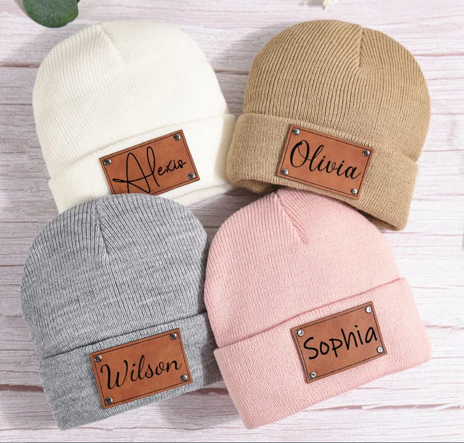 Mini Fashion™ - Vlastní písmo - Personalizovaná čepice Beanie Hat