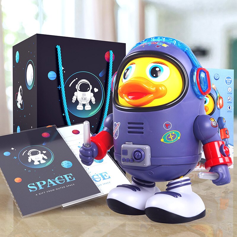 Dancing Space Duck™ - Tanec s roztomilou kachničkou - Tančící hračka kachnička