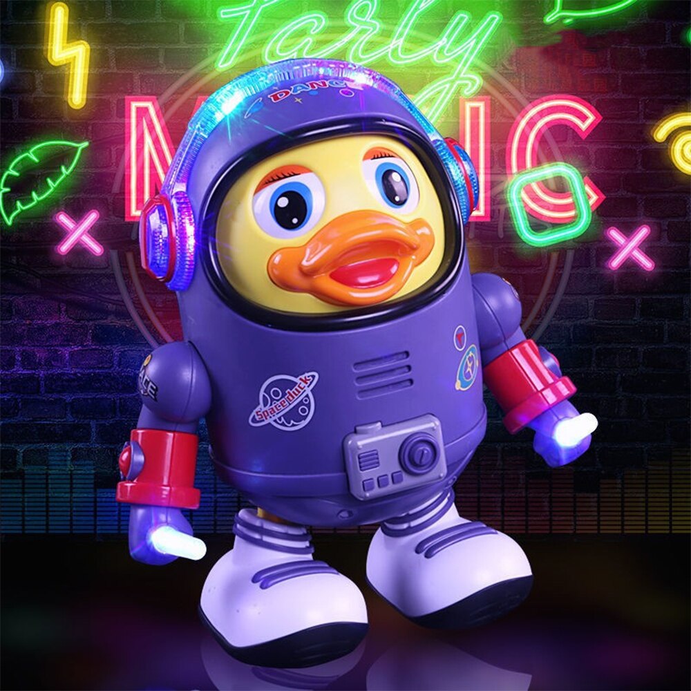 Dancing Space Duck™ - Tanec s roztomilou kachničkou - Tančící hračka kachnička